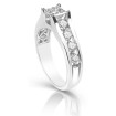 1.60CT Princess Cut Diamonds Engagement Ring , picture number 1