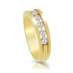 0.90CT Princess Cut Diamond Wedding Band , picture number 1