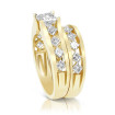 Princess Cut Diamond Bridal Set with 2.50CT Total Weight , picture number 1