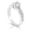 2.30CT Emerald and Princess Cut Diamonds Engagement Ring , picture number 1