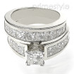 6.00CT Princess Cut Diamond Bridal Set , picture number 0