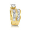 6.00CT Princess Cut Diamond Bridal Set , picture number 1