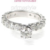 2.25CT Round Cut Diamonds Engagement Ring , picture number 2