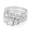 Princess Cut Diamond Bridal Set - 2.10CT Total Weight , picture number 0