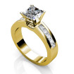 1.70CT Princess Cut Diamonds Engagement Ring , picture number 1