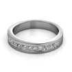 Princess Cut 1.10CT Diamond Wedding Band , picture number 0