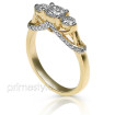 1.20CT Round Cut Diamonds Three Stone Ring , picture number 1