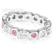 1.65CT Round and Princess Cut Diamonds and Pink Sapphires Eterni , picture number 0