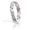 1.65CT Round and Princess Cut Diamonds and Pink Sapphires Eterni , picture number 1