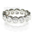 3.10CT Round Cut Diamonds Eternity Band , picture number 2