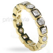 1.50CT Round and Princess Cut Diamonds Eternity Band , picture number 1