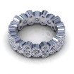 1.70CT Round Cut Diamonds Eternity Band , picture number 1