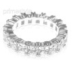 4.60CT Princess Cut Diamonds Eternity Band , picture number 2