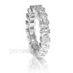 4.60CT Princess Cut Diamonds Eternity Band , picture number 1
