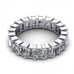 5.20CT Emerald Cut Diamonds Eternity Band , picture number 1