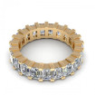 5.20CT Emerald Cut Diamonds Eternity Band , picture number 1