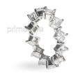 4.20CT Princess Cut Diamonds Eternity Band , picture number 1