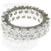 7.20CT Round Cut Diamonds Eternity Band , picture number 2