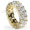 7.20CT Round Cut Diamonds Eternity Band , picture number 1