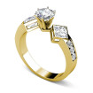 1.55CT Round and Princess Cut Diamonds Engagement Ring , picture number 0