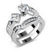 2.45CT Round and Princess Cut Diamond Bridal Set , picture number 0