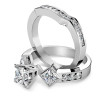2.00CT princess and round Cut Diamond Bridal Set , picture number 1