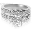 2.30CT Round Cut Diamonds Engagement Ring and Wedding Band , picture number 0