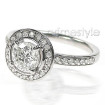 1.35CT Round Cut Diamonds Engagement Ring , picture number 1