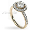 1.35CT Round Cut Diamonds Engagement Ring , picture number 2