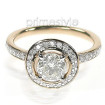 1.35CT Round Cut Diamonds Engagement Ring , picture number 0