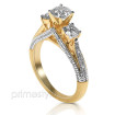 2.00CT Round Cut Diamonds Engagement Ring , picture number 1