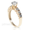 0.95CT Round Cut Diamonds Engagement Ring , picture number 1