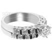 Bridal Set with A Total 1.90CT Round Cut Diamonds , picture number 0