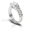 1.35CT Bridal Set with Princess and Round Cut Diamonds , picture number 1