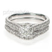 1.55CT princess and round Diamond Bridal Set , picture number 0