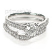 1.55CT princess and round Diamond Bridal Set , picture number 1