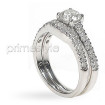 1.55CT princess and round Diamond Bridal Set , picture number 2