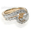 2.75CT Round Cut Diamond Engagement Ring and Wedding Band , picture number 1