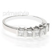 1.00CT Wedding Band with Princess Cut Diamonds , picture number 1