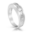 1.65CT Princess Cut Diamond Wedding Band , picture number 1