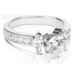 1.20CT Round and Marquise Cut Diamonds Engagement Ring , picture number 0