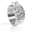 Elegant and Unique 2.60CT Princess and Round Cut Diamond Bridal Set , picture number 1