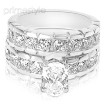 Beautiful Oval and Round Cut Diamond Bridal Set - 2.75CT , picture number 0