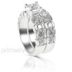 Beautiful Oval and Round Cut Diamond Bridal Set - 2.75CT , picture number 1