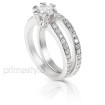 Incredible Diamond Bridal Set with Over 100 Round Cut Diamonds and 2.00CT Weight , picture number 1