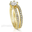 Incredible Diamond Bridal Set with Over 100 Round Cut Diamonds and 2.00CT Weight , picture number 1
