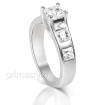 1.30CT Princess Cut Diamonds Engagement Ring , picture number 1