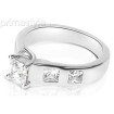 1.30CT Princess Cut Diamonds Engagement Ring , picture number 2