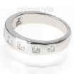Princess Cut 0.65CT Diamond Wedding Band , picture number 1