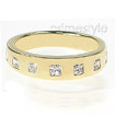 Princess Cut 0.65CT Diamond Wedding Band , picture number 2